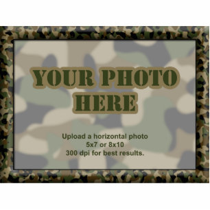 Magnet Photo Sculpture Cadre photo militaire Camouflage
