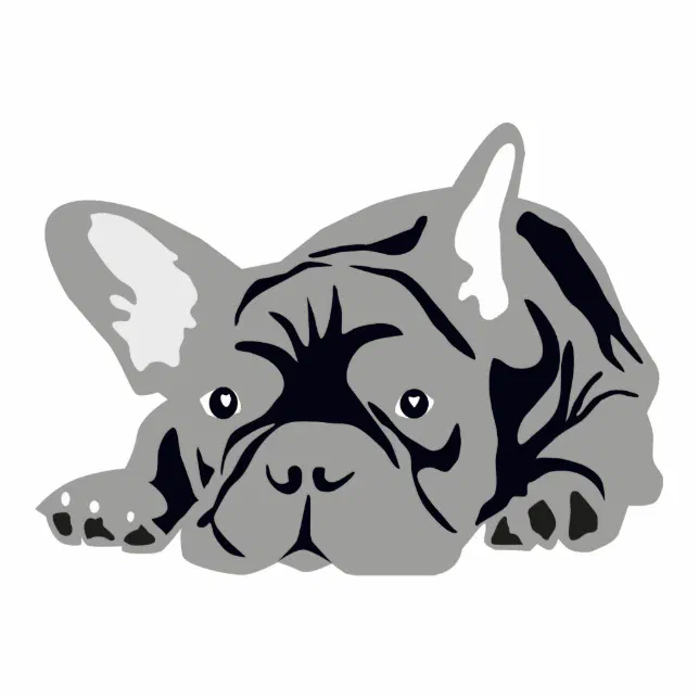 magnet frigo déco Bulldog français