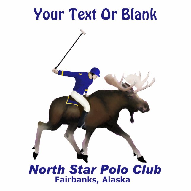 Magnet Photo Sculpture Club de polo North Star (Moose) (Devant)