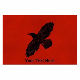 Magnet Photo Sculpture Corbeau rouge