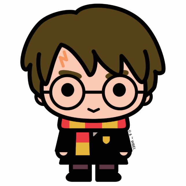 Magnet Photo Sculpture Harry Potter Cartoon Caractère Art (Devant)