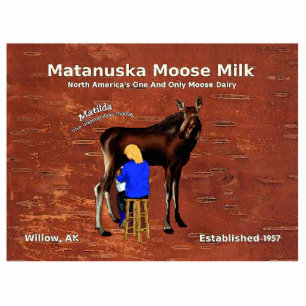 Magnet Photo Sculpture Lait d'orignal Matanuska