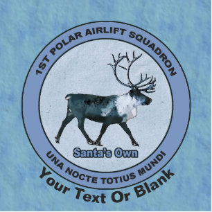 Magnet Photo Sculpture Père Noël 1er Polar Airlift Sqdn - Subduit