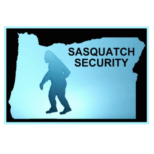 Magnet Photo Sculpture Sasquatch Security - Oregon (Devant)