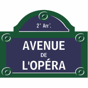 Magnet Photo Sculpture Symbole de rue Opera Custom Paris