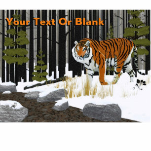 Magnet Photo Sculpture Tigre d'Amur (Sibérie)