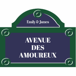 Magnet Photo Sculpture Voyage d'amoureux Lane Romantique Couple Paris