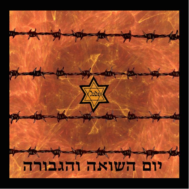 Magnet Photo Sculpture Yom Hashoah (Devant)