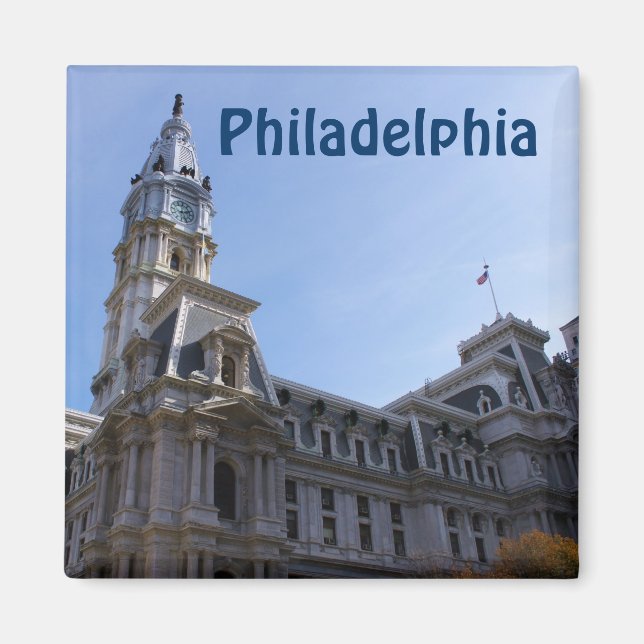 Magnet photographique cool de Philadelphie (Devant)