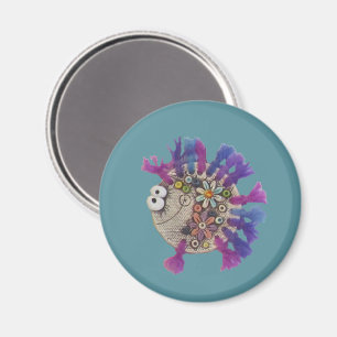 Magnet - Poisson Fil Violet - Bébé