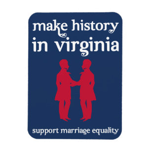 Magnet pour l'égalité de mariage en Virginie