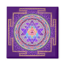 Magnet pourpre Sri Yantra