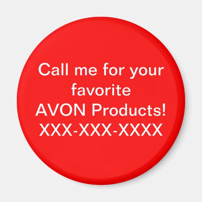Magnet produit AVON (Devant)