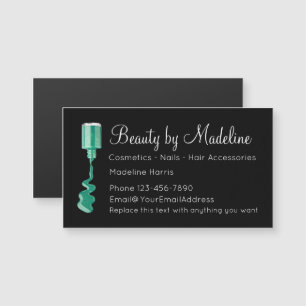 Magnet professionnel de carte de visite de beauté