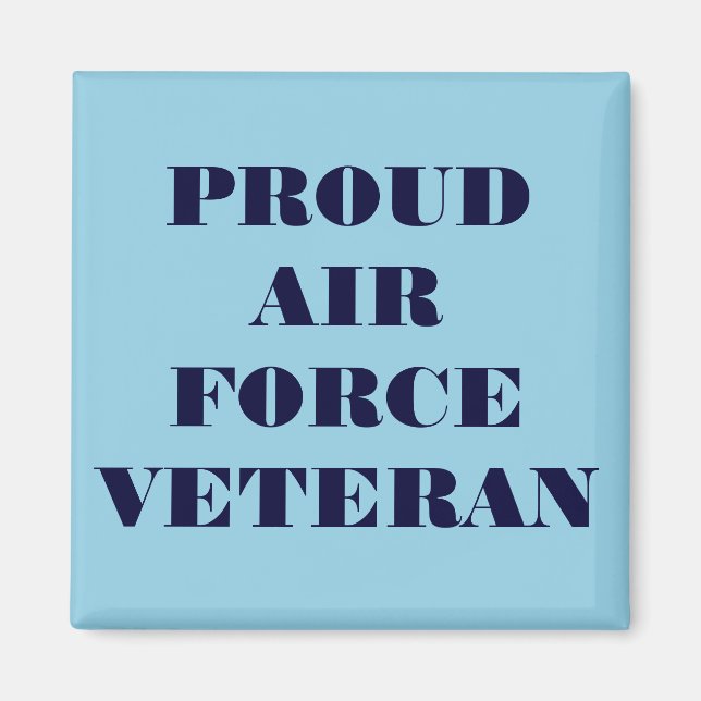 Magnet Proud Air Force Veteran (Vorne)