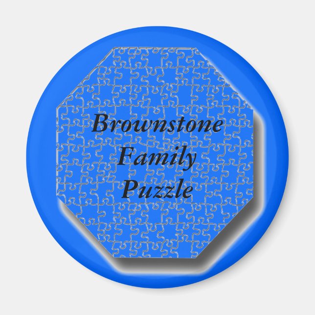 Magnet - Puzzle familial (Devant)