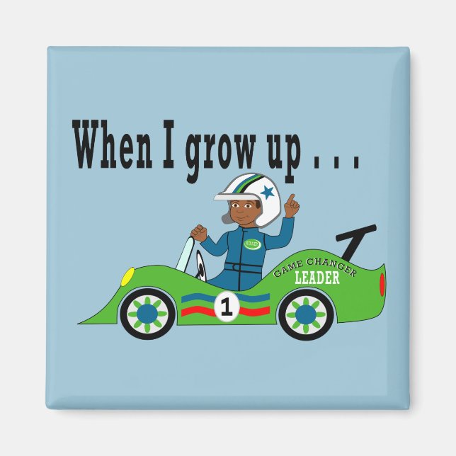 Magnet Race Car Driver (Vorne)