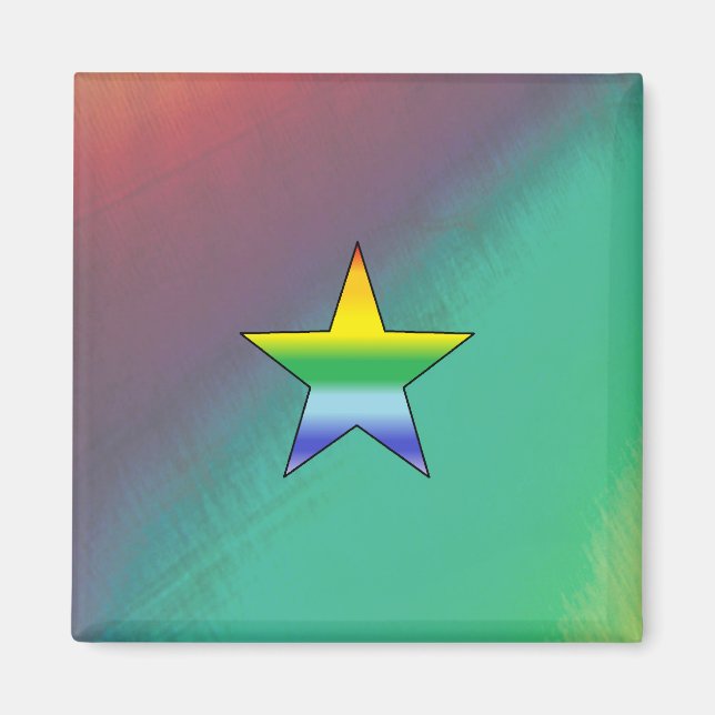 Magnet Rainbow Star (Devant)