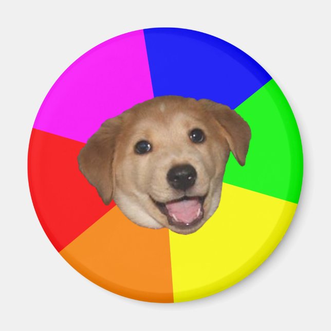 Magnet Ratgeber Dog Meme (Vorne)