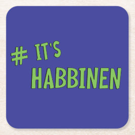 Magnet Rechteckiger Pappuntersetzer