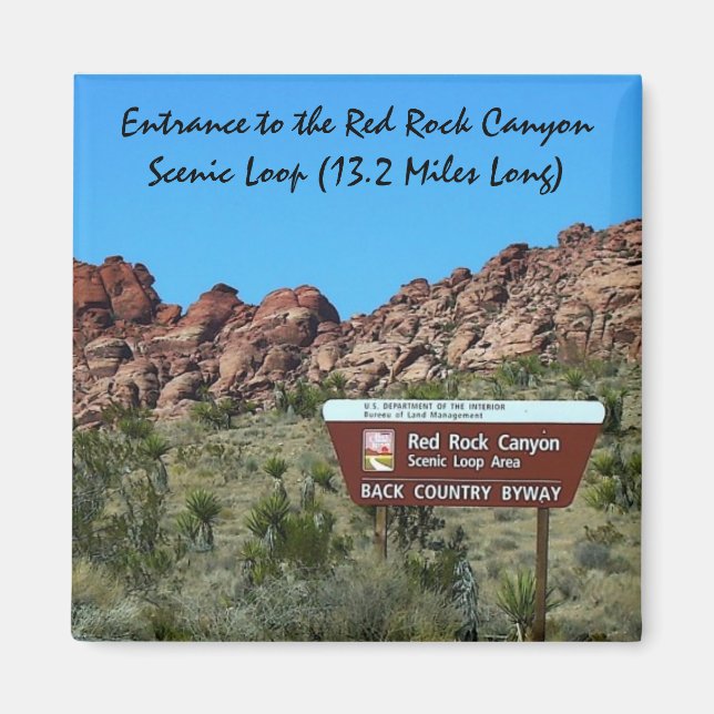 Magnet Red Rock Canyon 2" (Devant)
