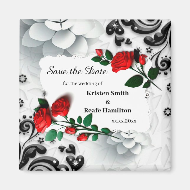 Magnet Réservez la date (Devant)