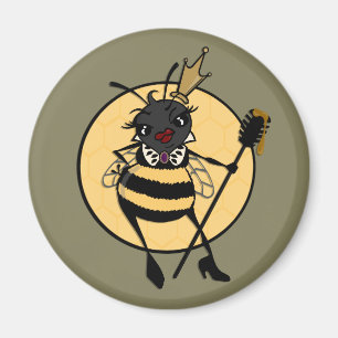 MAGNET ROND DE LA REINE CUITE