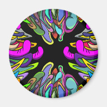Magnet rond motif 243X2