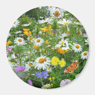 Magnet Rond pour Jardin d'Été