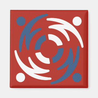 Magnet rouge ESF