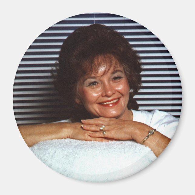 Magnet, rundes Foto Magnet (Vorne)