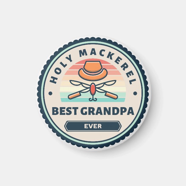 Magnet - Saint-Maquereau ! Meilleur Grand-Père (Devant)