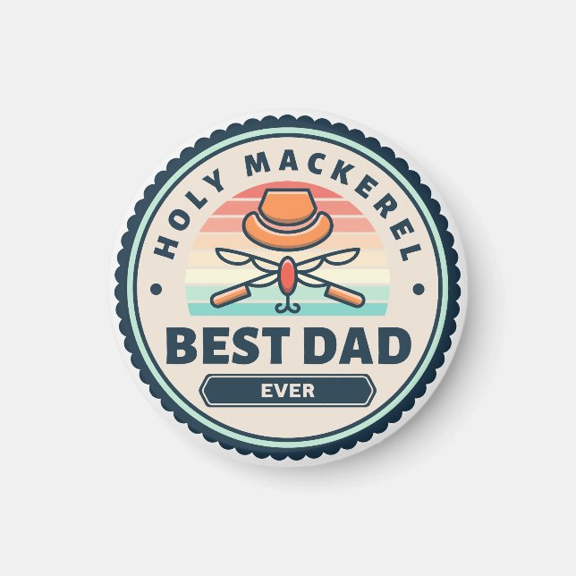 Magnet - Saint-Maquereau ! Meilleur papa jamais (Devant)