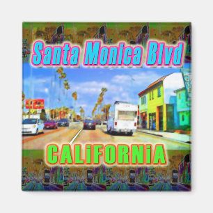 Magnet "Santa Monica Blvd 2"