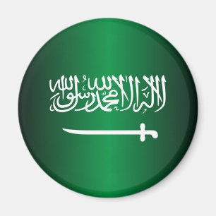 Magnet saoudien de drapeau