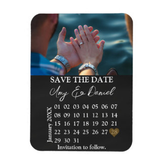 Magnet Save the Date Kalender