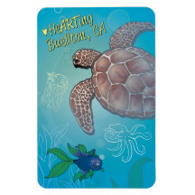 Magnet - Schildkrötenschwimmer - Buellton.Art