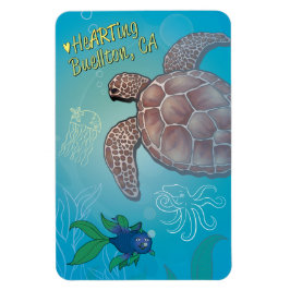 Magnet - Schildkrötenschwimmer - Buellton.Art