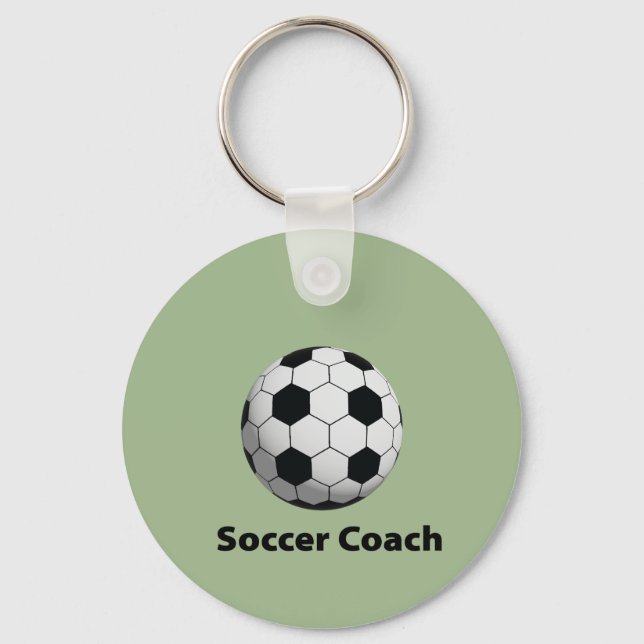 Magnet-Schlüsselanhänger des Fußballtrainers Schlüsselanhänger (Vorderseite)