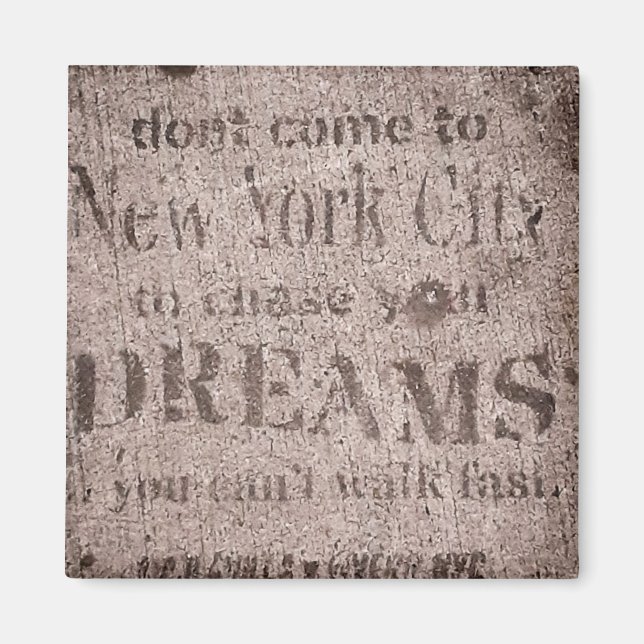 Magnet "Sidewalk Dreams-Little Italy, NYC" (Devant)