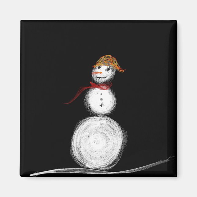 Magnet Snowman (Vorne)