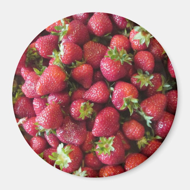 Magnet - Sommer Erdbeeren (Vorne)
