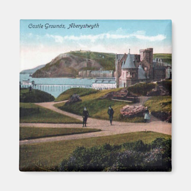 Magnet souvenir - Aberystwyth (Devant)