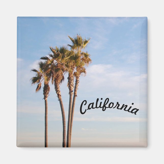Magnet souvenir de Californie (Devant)