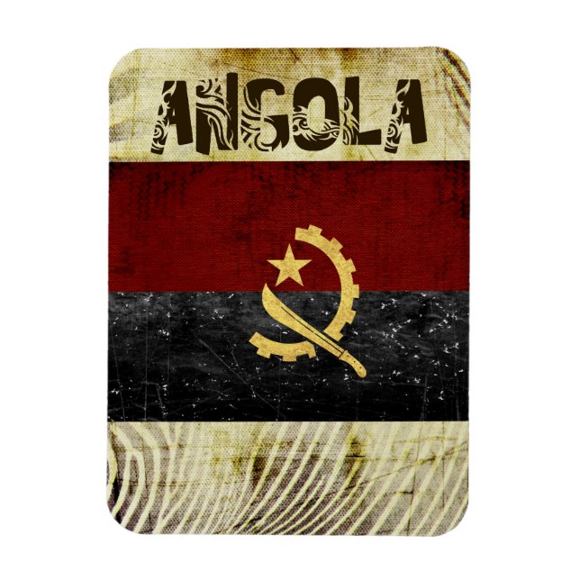 Magnet souvenir de l'Angola (Vertical)
