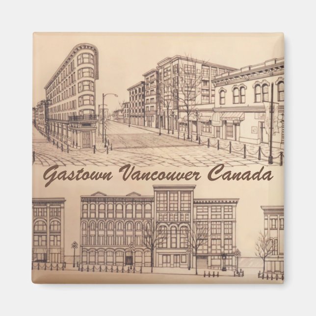 Magnet Souvenir Magnet de Vancouver Boutons cadeau (Devant)