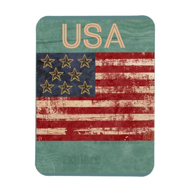 Magnet souvenir USA (Vertical)