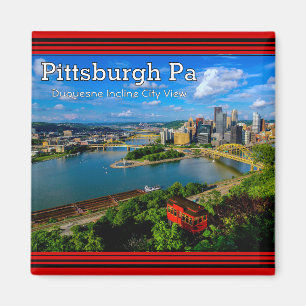Magnet - Stadtblick von Pittsburgh