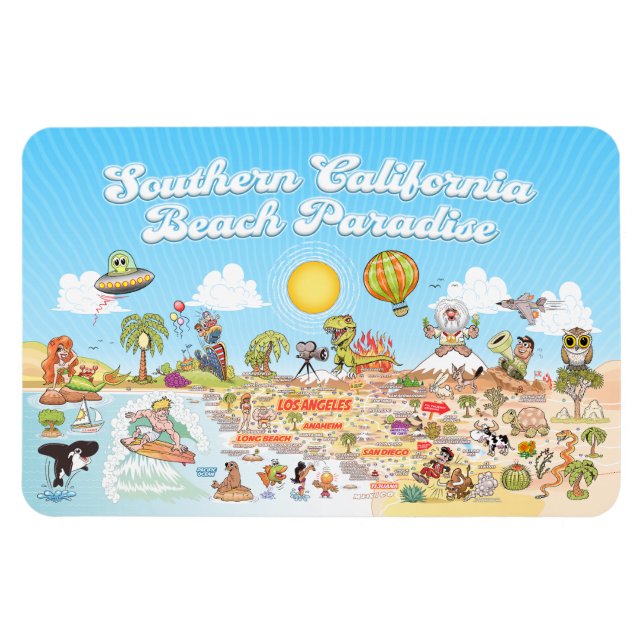 Magnet Südkalifornien (Horizontal)