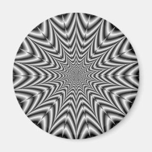 Magnet Super Nova in Schwarz und Weiß